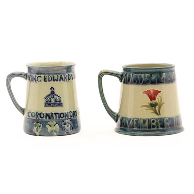 Lot 140 - An Arthur Lasenby Liberty and William Moorcroft mug