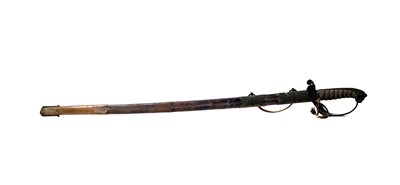 Lot 110 - A Naval Officer's sword