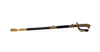Lot 112 - A Victorian Naval Officer's sword