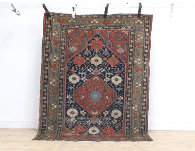 Lot 308 - A Persian Bidajr wool rug