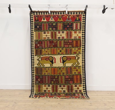 Lot 276 - A Qashqai kilim