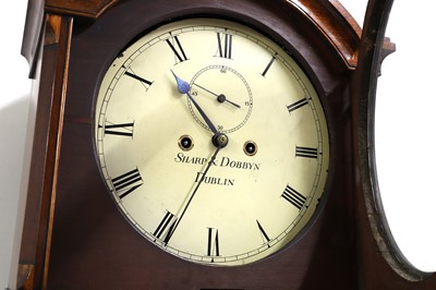 Lot 215 - A mahogany longcase clock