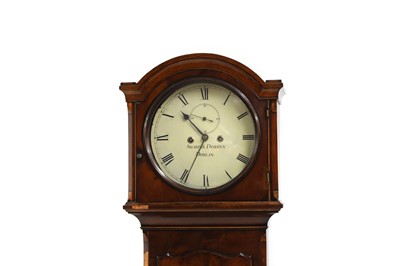 Lot 215 - A mahogany longcase clock