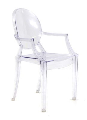 Lot 562 - A group of five perspex 'Ghost' chairs