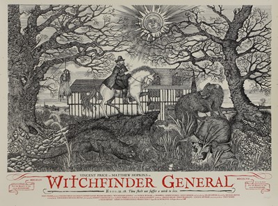 Lot 15 - A 'Witchfinder General' screenprint poster