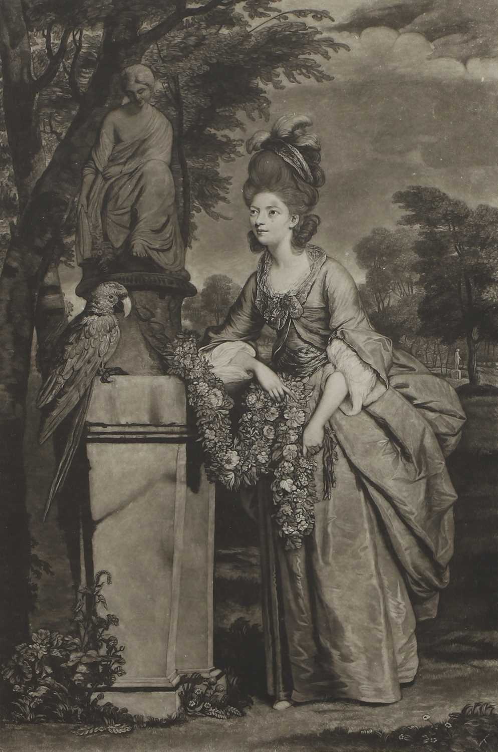 Lot 147 - A set of seven portrait mezzotint engravings,
