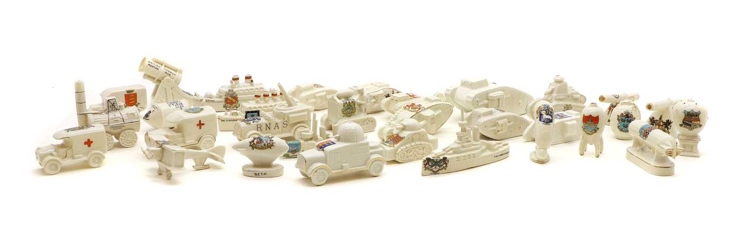 Lot 236 - A large collection of crested wares