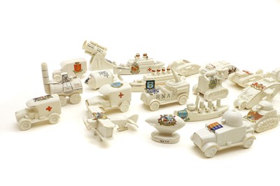Lot 236 - A large collection of crested wares