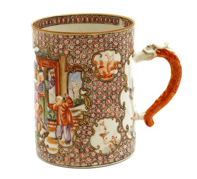 Lot 75 - A Chinese porcelain mug