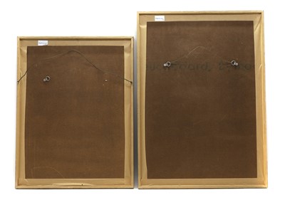 Lot 195 - Two framed Chinese silk needlework panels
