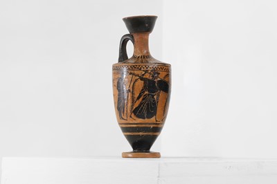 Lot 99A - An Attic black-figured lekythos attributed to the Class of Athens 581