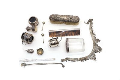 Lot 43 - A group of silver items