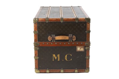 Lot 88 - A Louis Vuitton monogrammed canvas wardrobe trunk