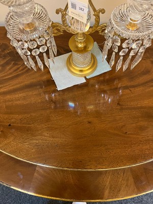 Lot 554 - A pair of neoclassical mahogany and ormolu pier tables