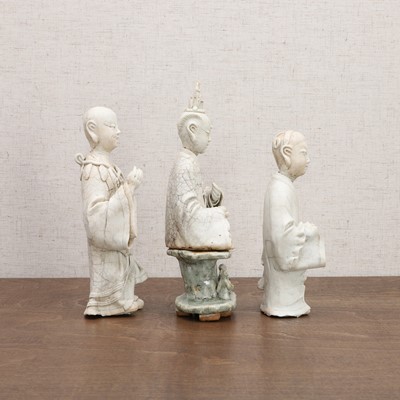 Lot 14 - Three Chinese Hutian ware figures