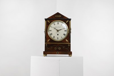 Lot 139 - A Regency mahogany bracket clock