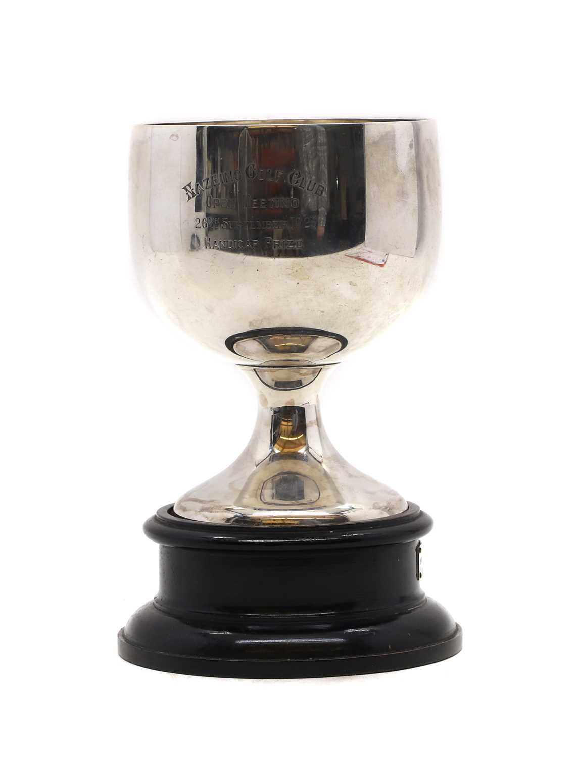 Lot 58 - A silver trophy