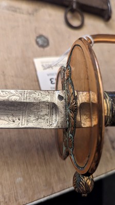 Lot 103 - A British Infantry 1796 pattern Spadroon sword