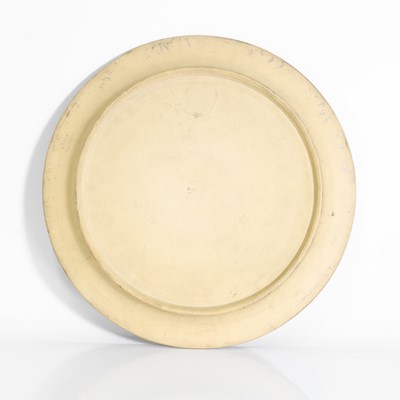 Lot 1 - A Minton encaustic stoneware bread plate