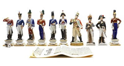 Lot 166 - A group of Capodimonte porcelain figures