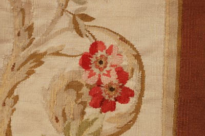 Lot 415 - An Aubusson table tapestry or tapis de table