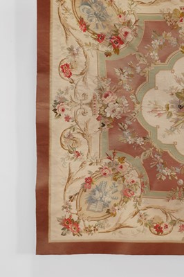 Lot 415 - An Aubusson table tapestry or tapis de table
