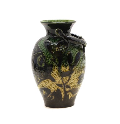 Lot 181 - A Barnstaple art pottery vase