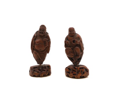 Lot 170 - Two Chinese nut carvings