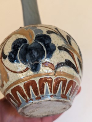 Lot 205 - A Brannam Pottery solifleur vase.