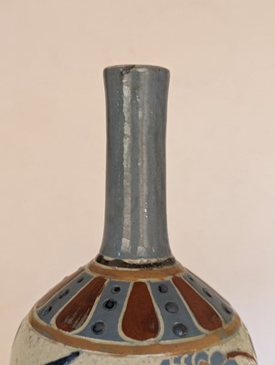 Lot 205 - A Brannam Pottery solifleur vase.