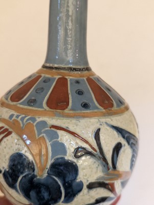 Lot 205 - A Brannam Pottery solifleur vase.