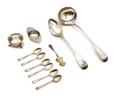 Lot 38 - A collection of silver flatware