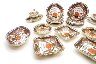 Lot 221 - A Minton pottery Imari tea service
