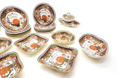 Lot 221 - A Minton pottery Imari tea service