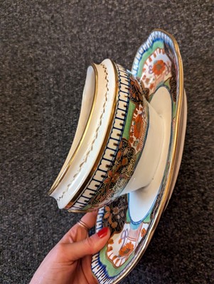Lot 221 - A Minton pottery Imari tea service