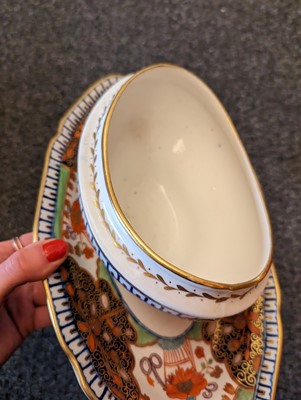 Lot 221 - A Minton pottery Imari tea service