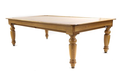 Lot 558 - A Hamilton 'Buchanan' three quarter size oak snooker or dining table