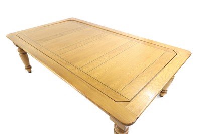 Lot 558 - A Hamilton 'Buchanan' three quarter size oak snooker or dining table