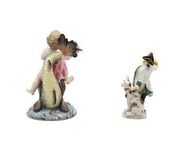 Lot 206 - A Meissen porcelain figure