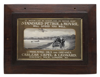 Lot 350 - A Carless Capel & Leonard original advertising panel