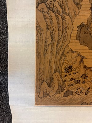 Lot 198 - A Chinese hanging scroll
