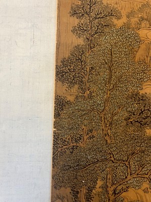 Lot 198 - A Chinese hanging scroll