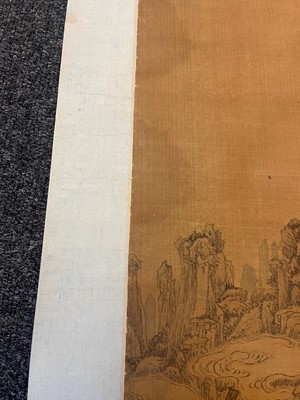 Lot 198 - A Chinese hanging scroll