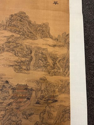 Lot 198 - A Chinese hanging scroll