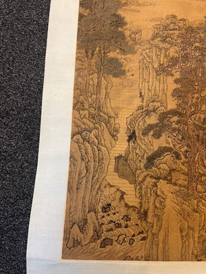 Lot 198 - A Chinese hanging scroll
