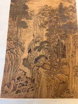Lot 198 - A Chinese hanging scroll