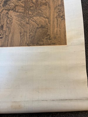 Lot 198 - A Chinese hanging scroll