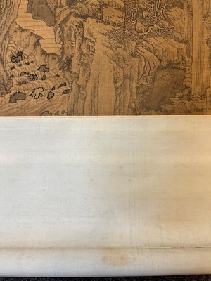 Lot 198 - A Chinese hanging scroll