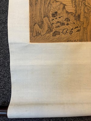 Lot 198 - A Chinese hanging scroll