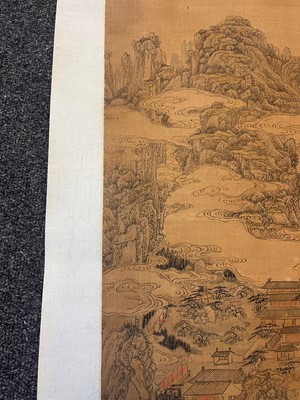 Lot 198 - A Chinese hanging scroll